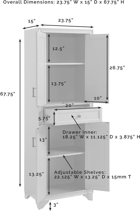 Pierre Pantry Set Value City Furniture