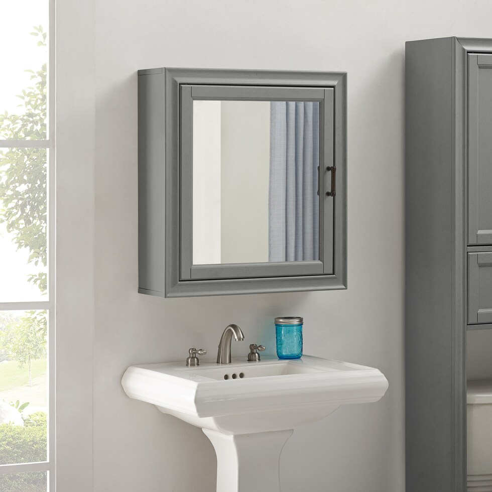 pierre gray bathroom cabinet   