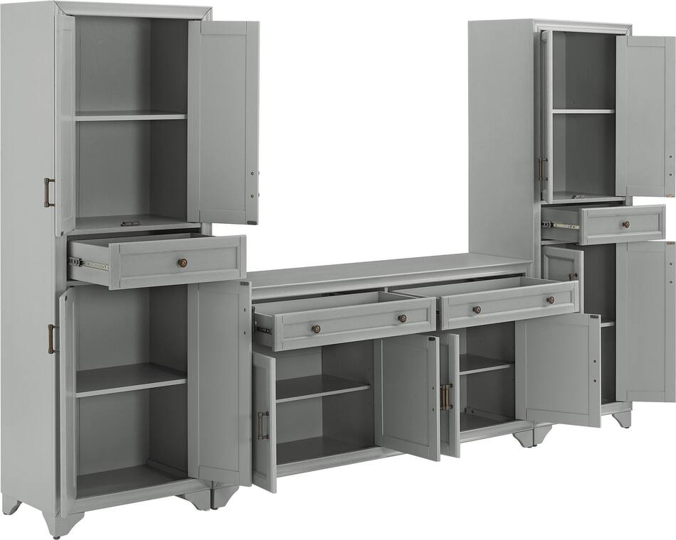 Pierre 2 Pantries and Sideboard Set Value City Furniture