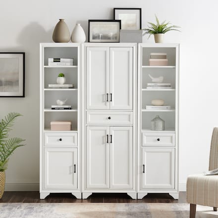Pierre Pantry and 2 Linen Cabinets Set | Value City Furniture