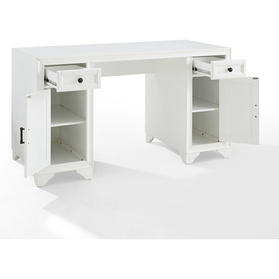 pierre white desk   