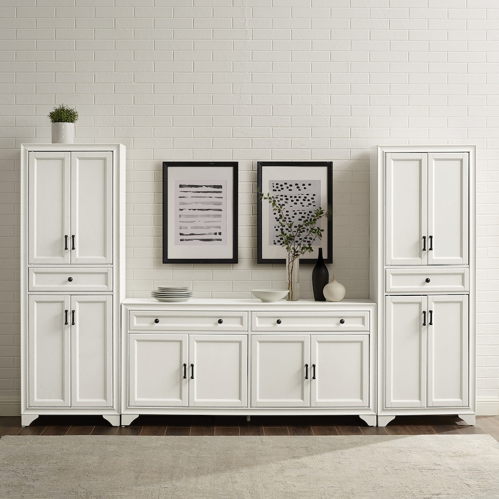 pierre white sideboard   