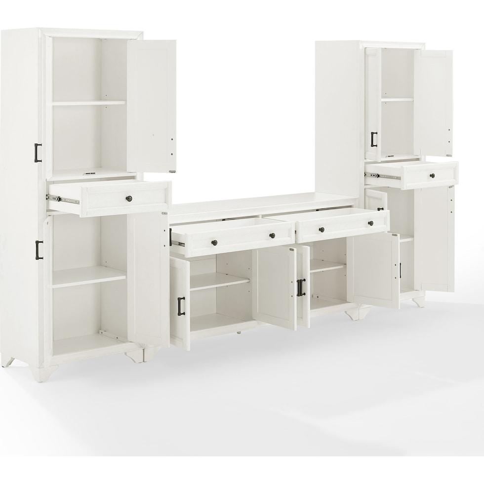 pierre white sideboard   