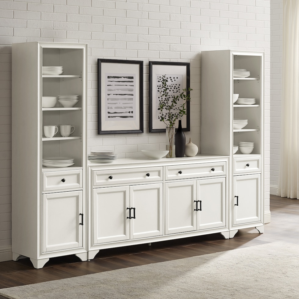 pierre white sideboard   