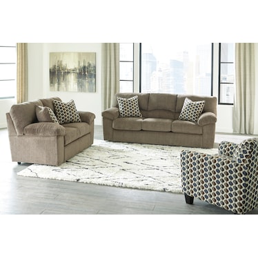 Signature Design by Ashley Pindall Sofa and Loveseat