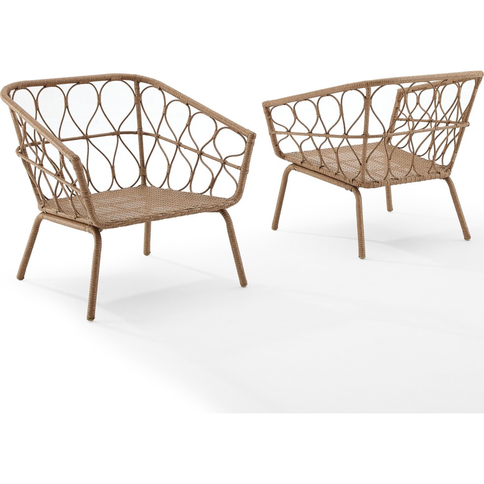 pine knoll yellow outdoor chair set   