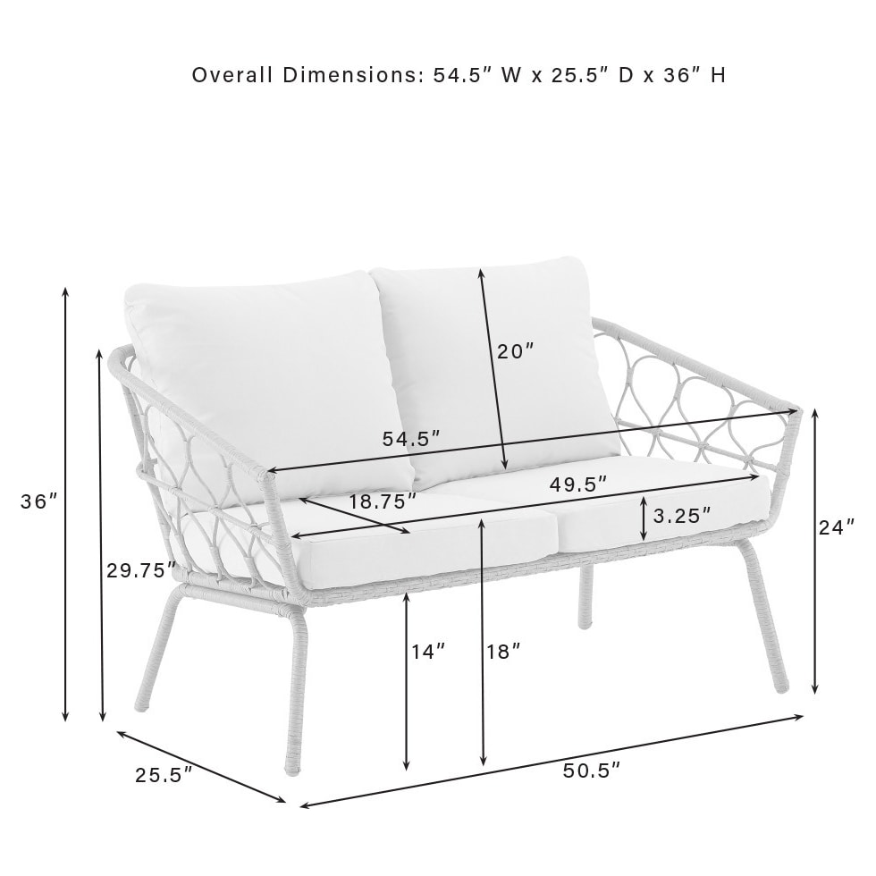 pine knoll yellow outdoor loveseat set   