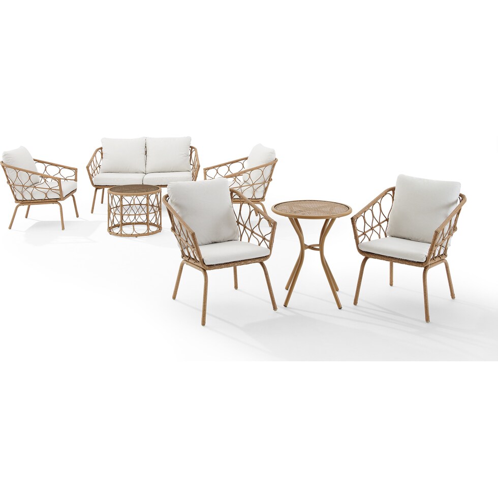 pine knoll yellow outdoor loveseat set   