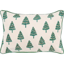 pine tree green pillow   