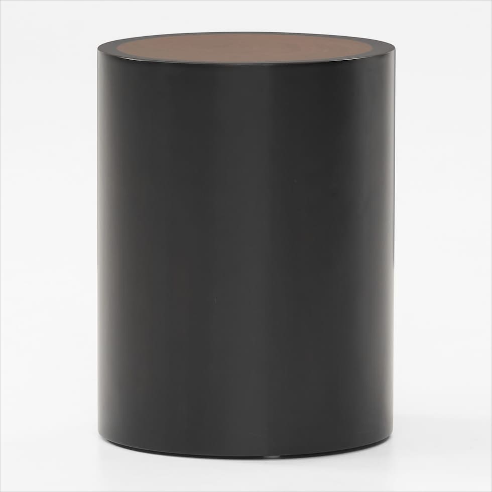 pinecrest tables black and brown end table   