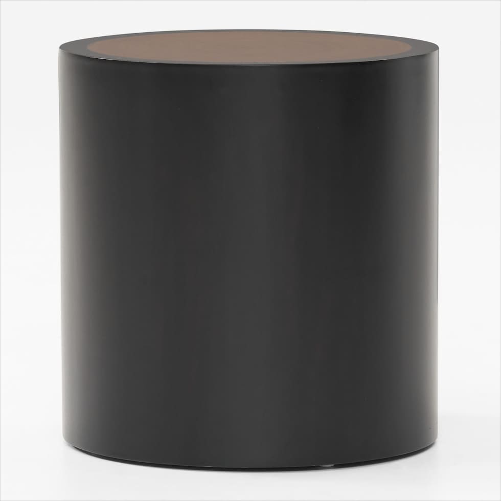 pinecrest tables black and brown end table   