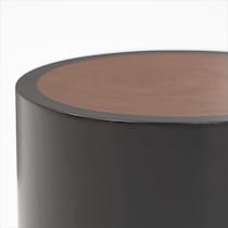 pinecrest tables black and brown end table   