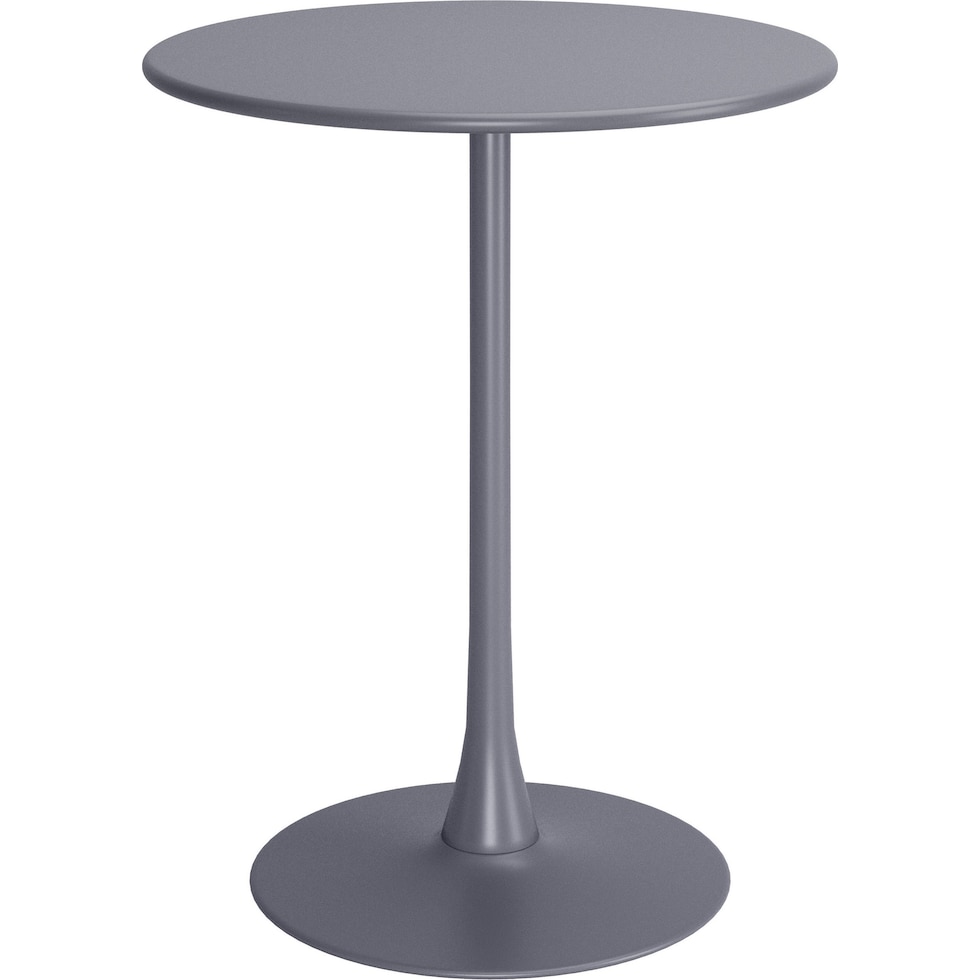 pinellas gray outdoor bar table   