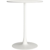 pinellas white outdoor bar table   