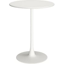 pinellas white outdoor bar table   