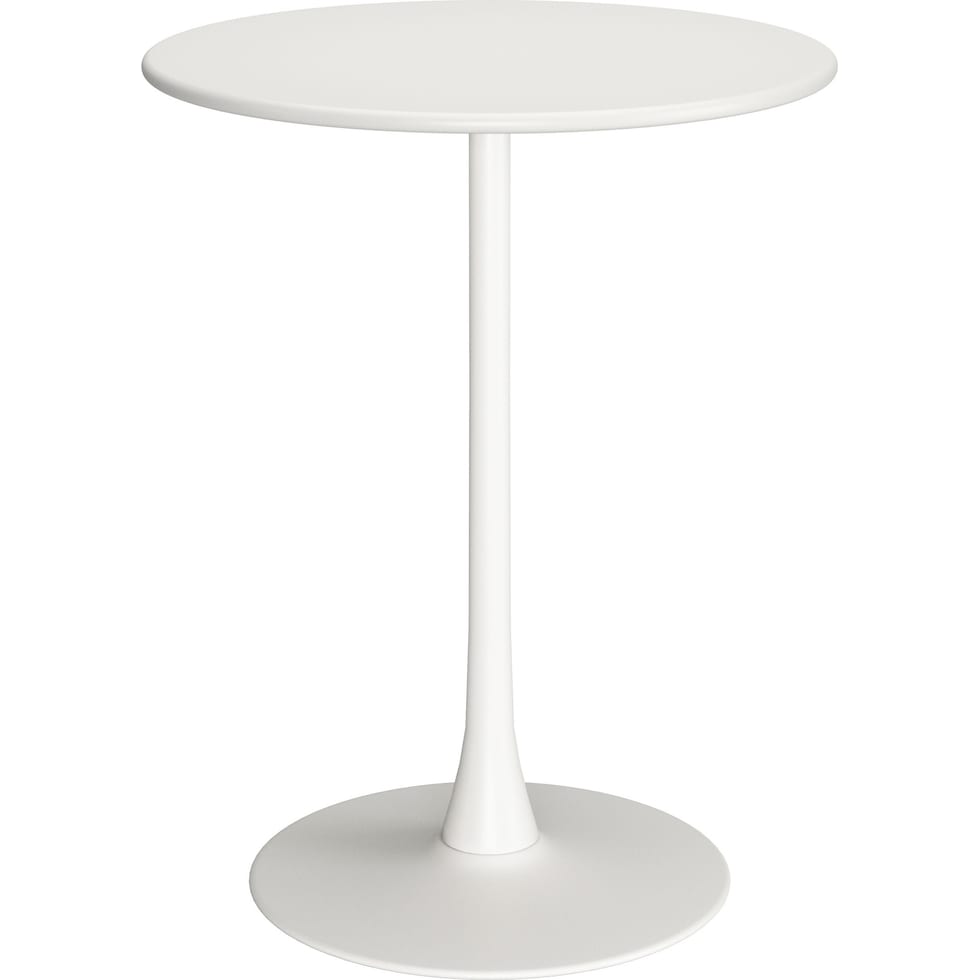 pinellas white outdoor bar table   