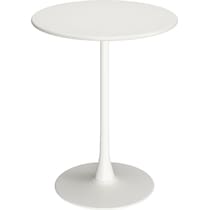 pinellas white outdoor bar table   