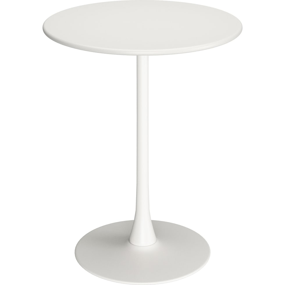 pinellas white outdoor bar table   