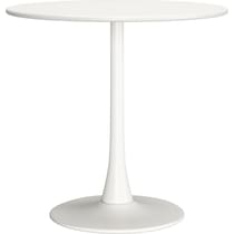 pinellas white outdoor dining table   
