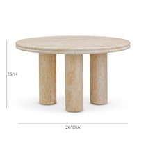 pinnacle neutral side table   