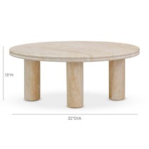 pinnacle neutral side table   