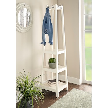 Pinnacle Coat Rack - White