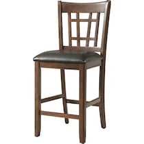 pipa dark brown bar stool   