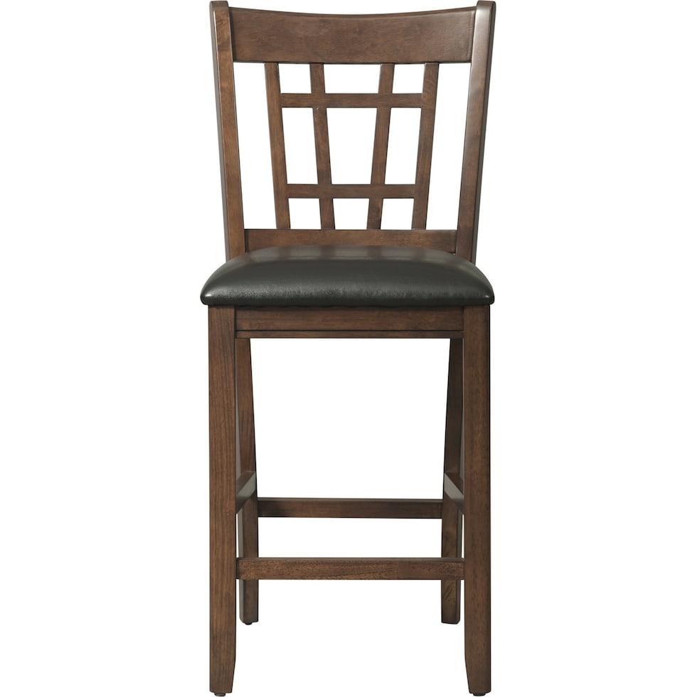 pipa dark brown bar stool   