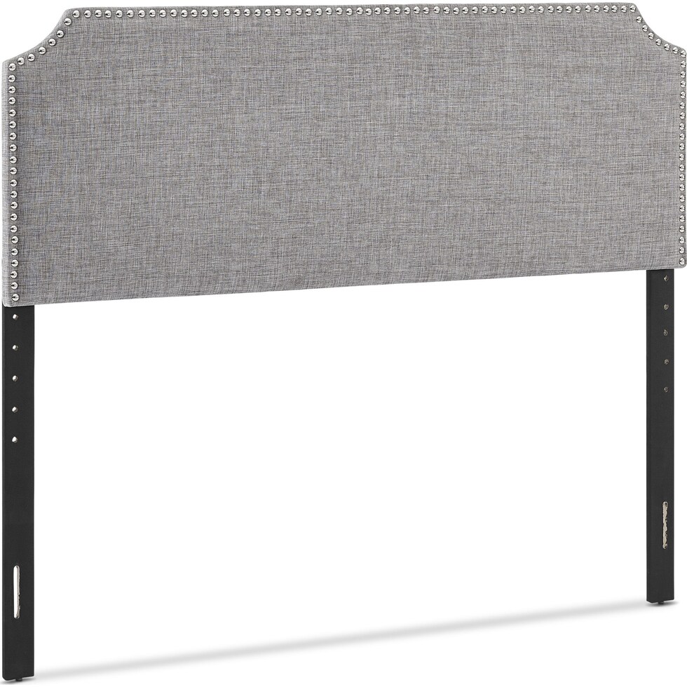 piper gray  pc queen bedroom set   