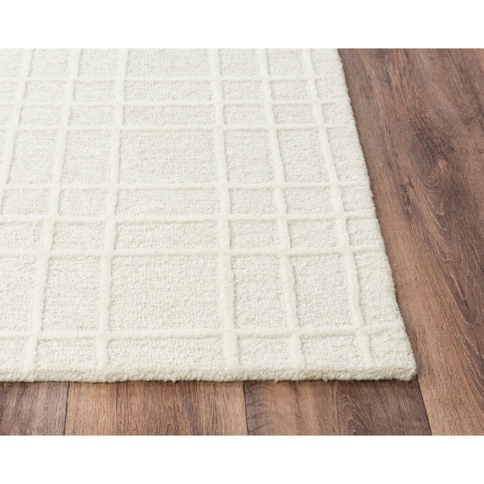 pippa white area rug  x    