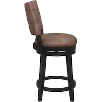 pisa dark brown counter height stool   