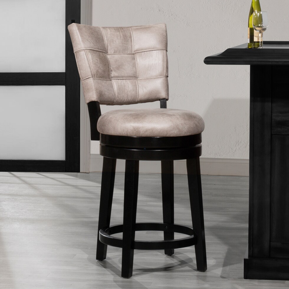 pisa gray counter height stool   