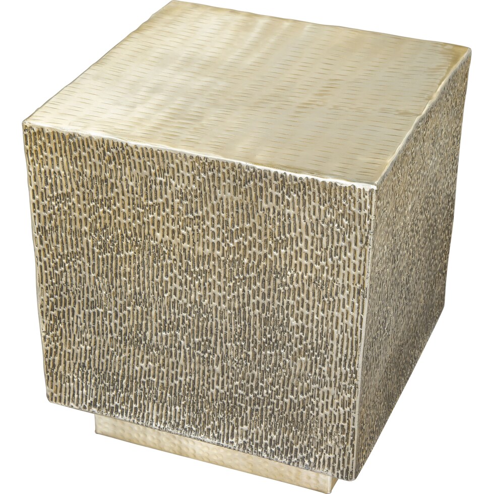 pittie gold side table   