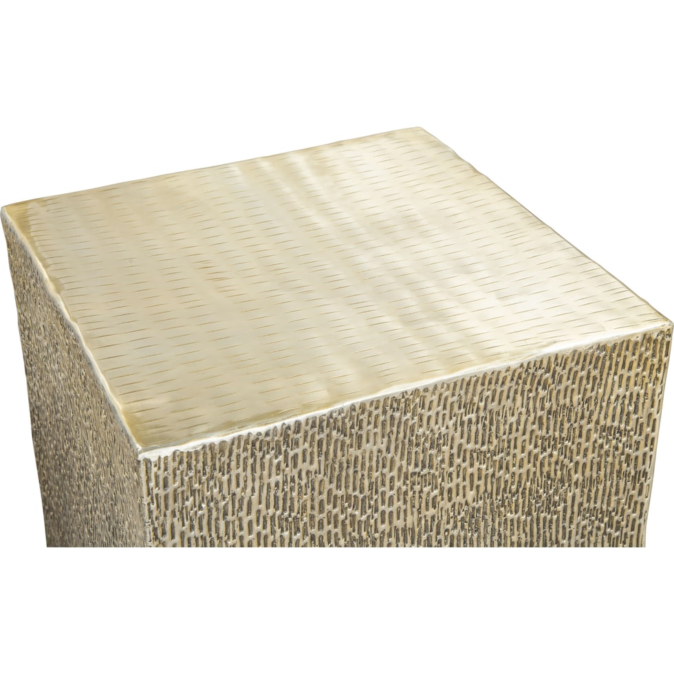 pittie gold side table   
