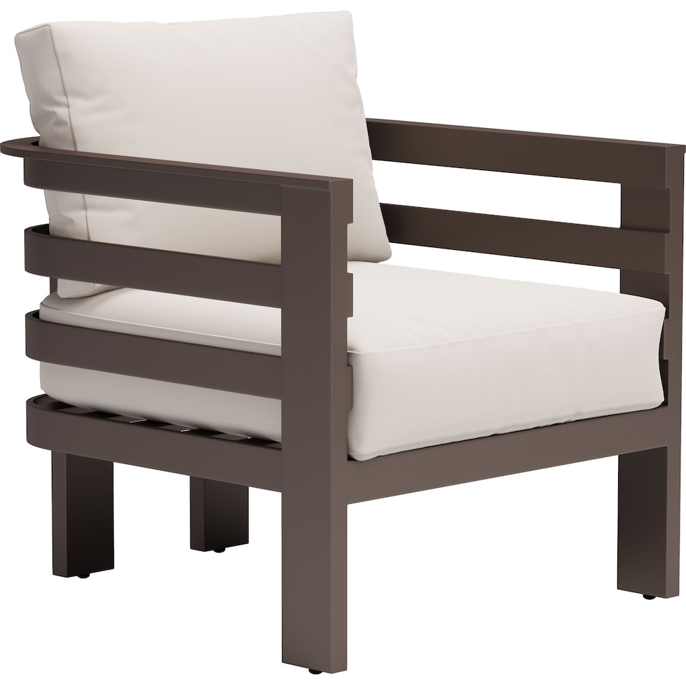 placida white outdoor chair   