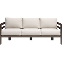 placida white outdoor sofa   