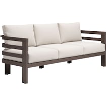 placida white outdoor sofa   