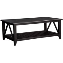 plantation coastal black coffee table   