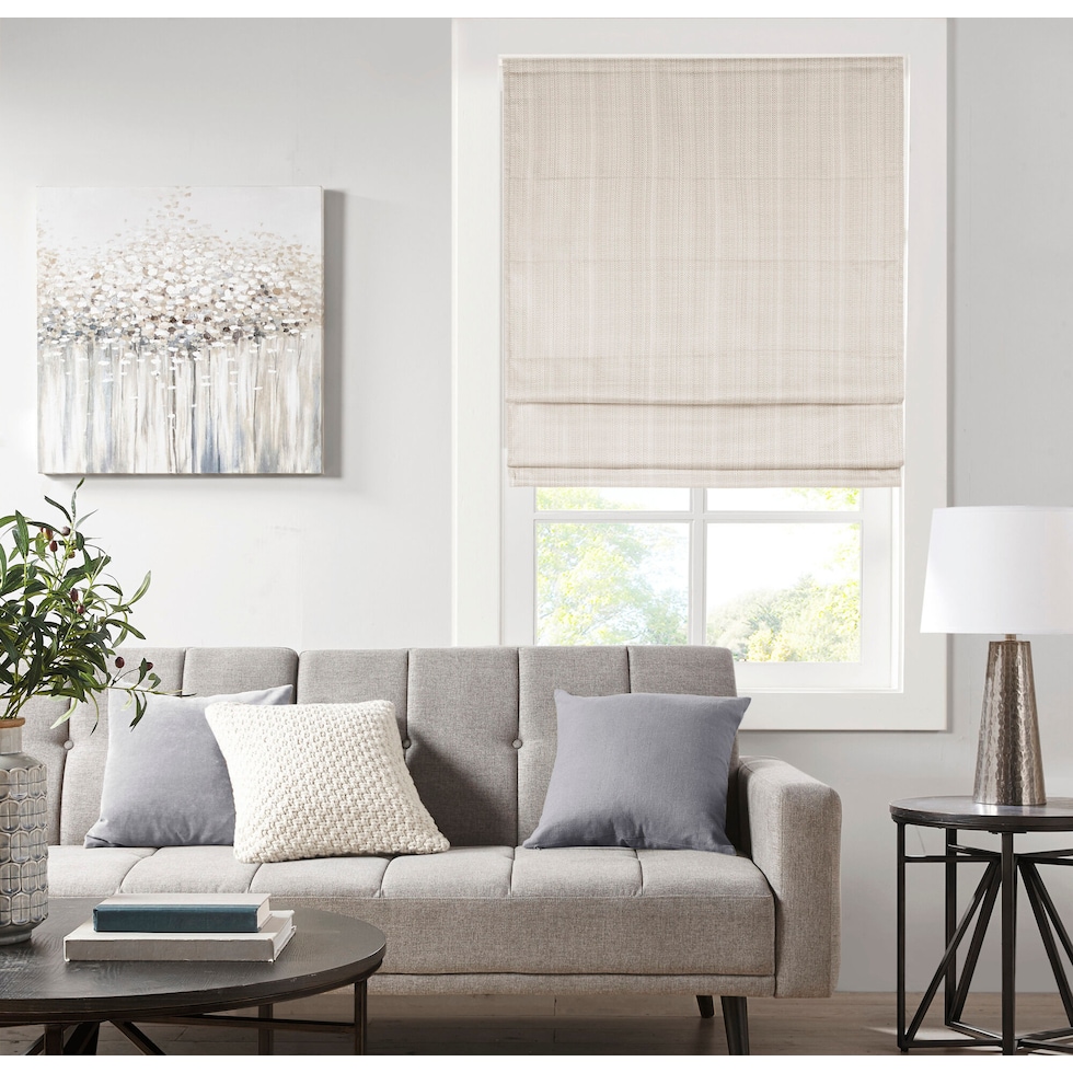 platt white window shade   