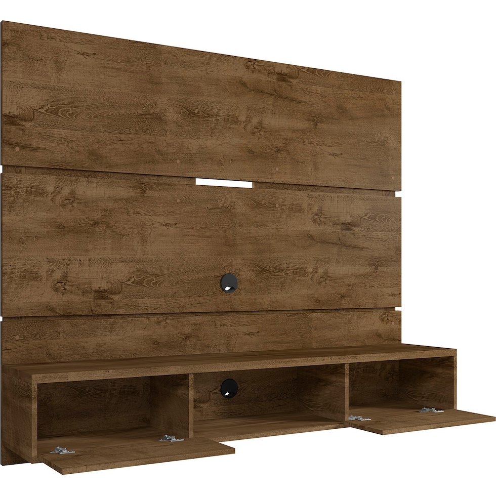 plaza dark brown entertainment wall unit   