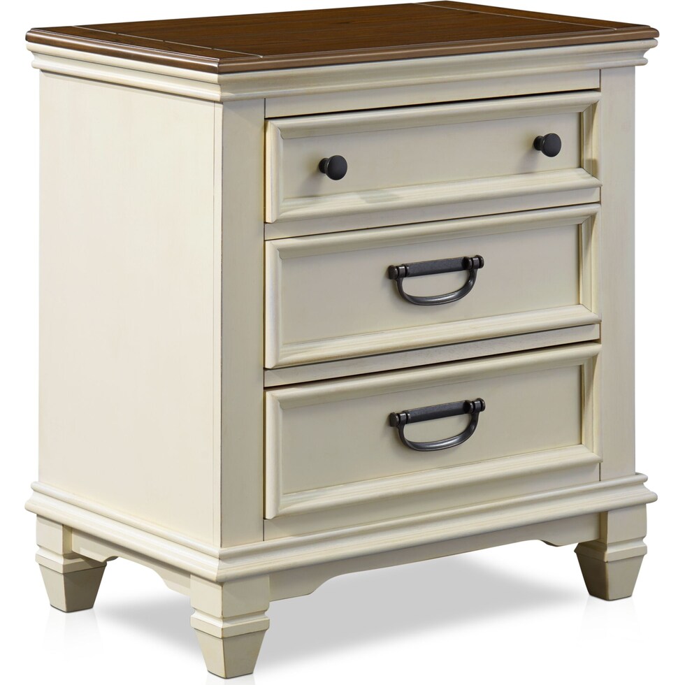 pleasant pointe white nightstand   
