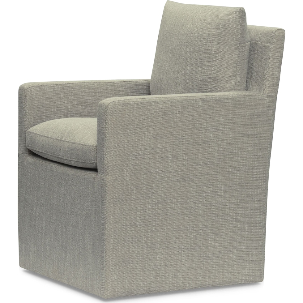 plush dining gray dining chair   