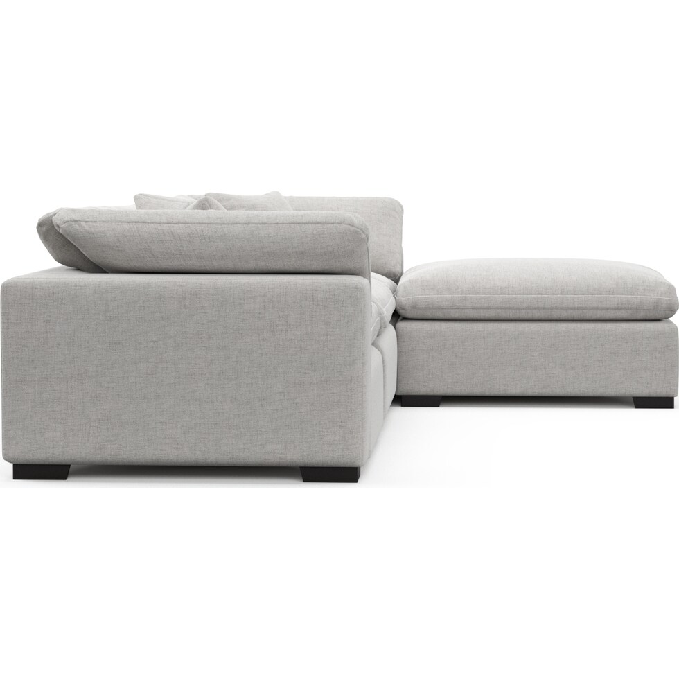 plush adario fog sofa   