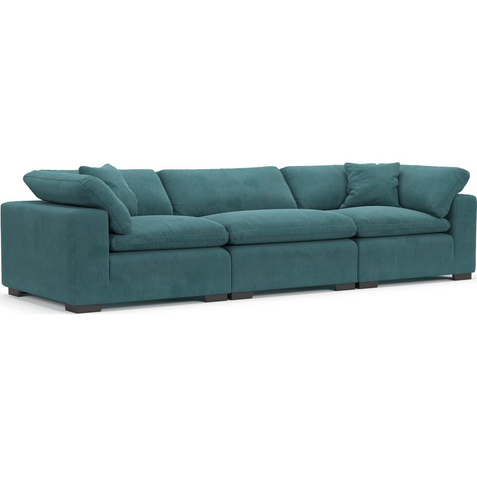 plush bella peacock sofa   