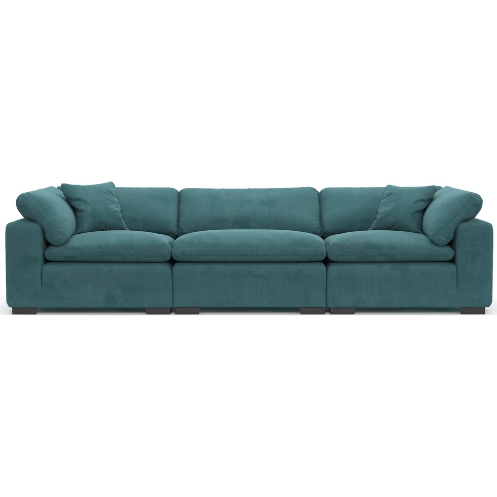 plush bella peacock sofa   