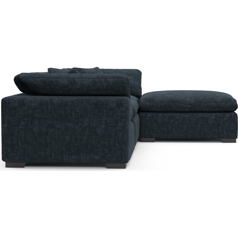 plush blue  pc living room   