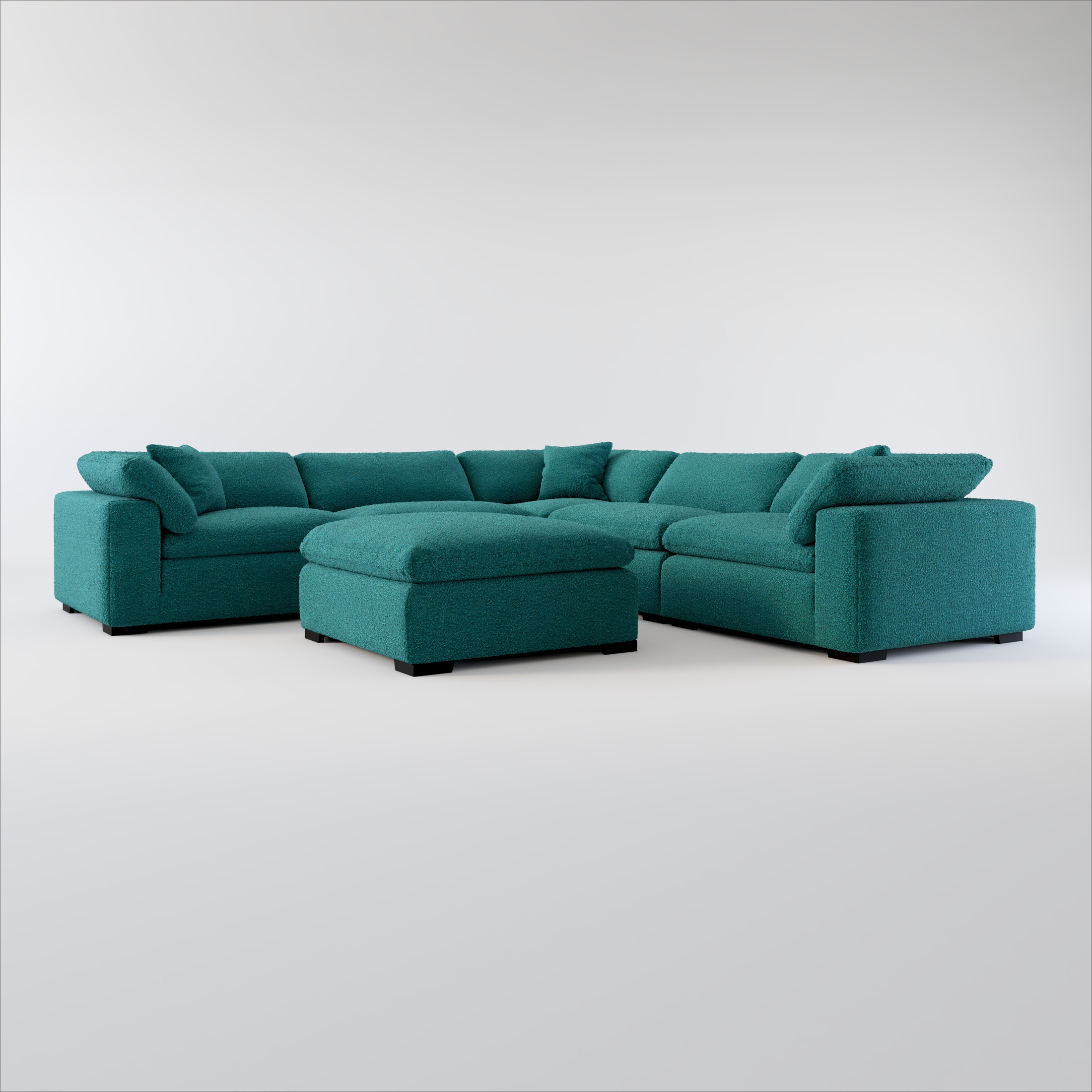 Blue sectional deals value city