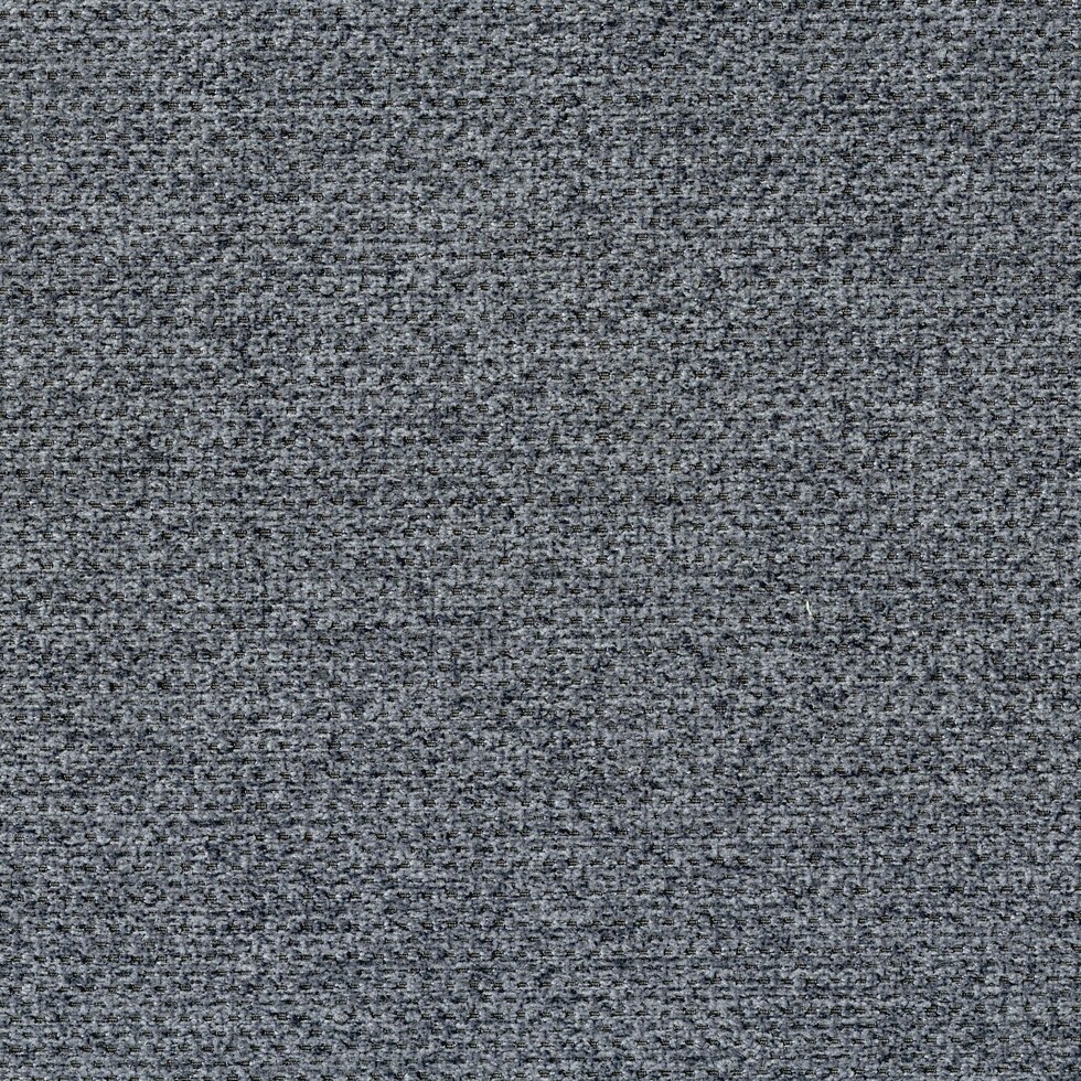 plush blue armless chair   