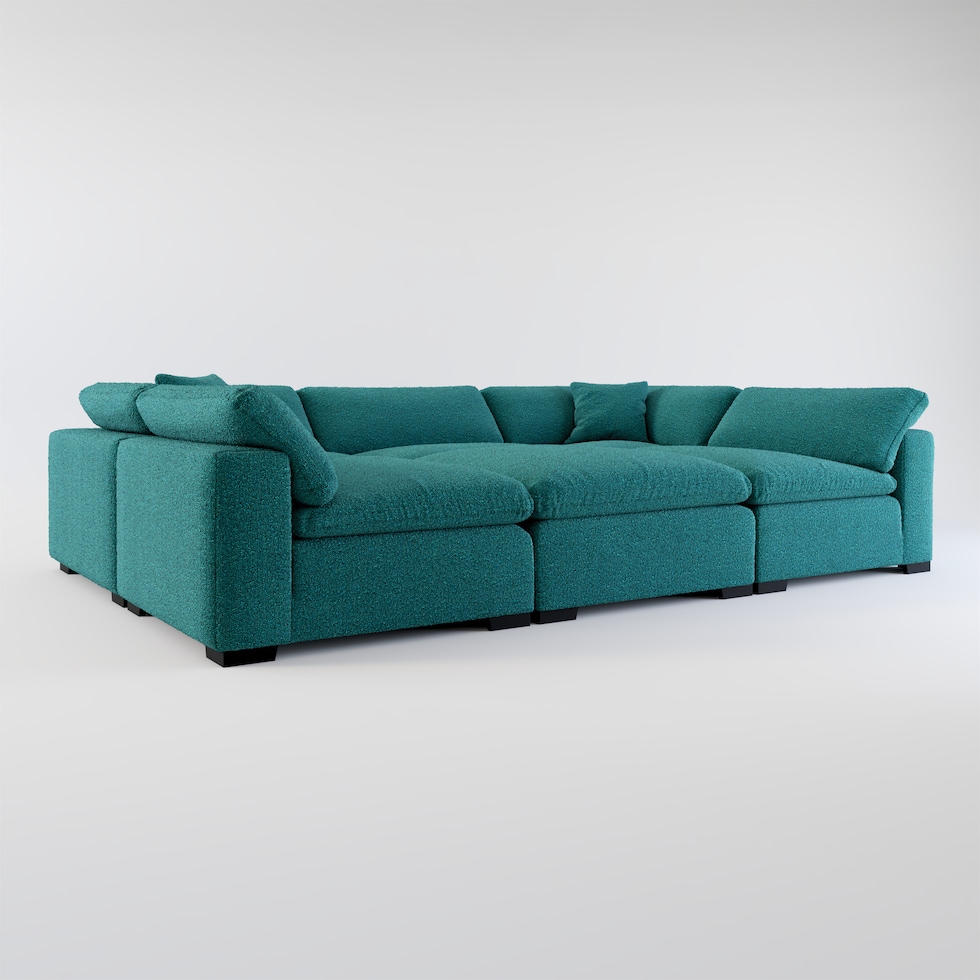 plush blue sectional web   