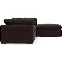 plush dark brown  pc living room   